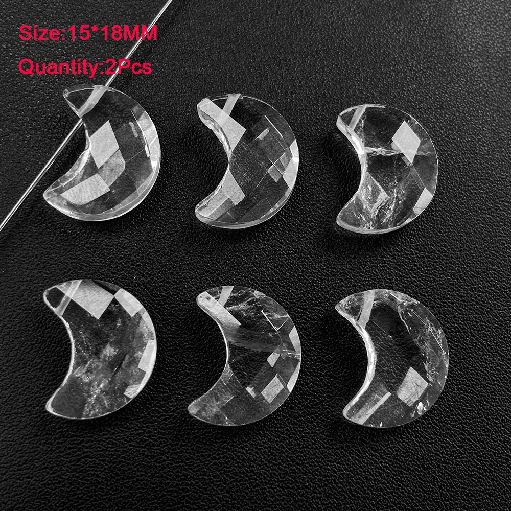 Wholesale Natural Stone Clear Quartz Crystals Beads Faceted Smooth Irregular Loose Bead For Jewelry Making Charm Accessories DIY