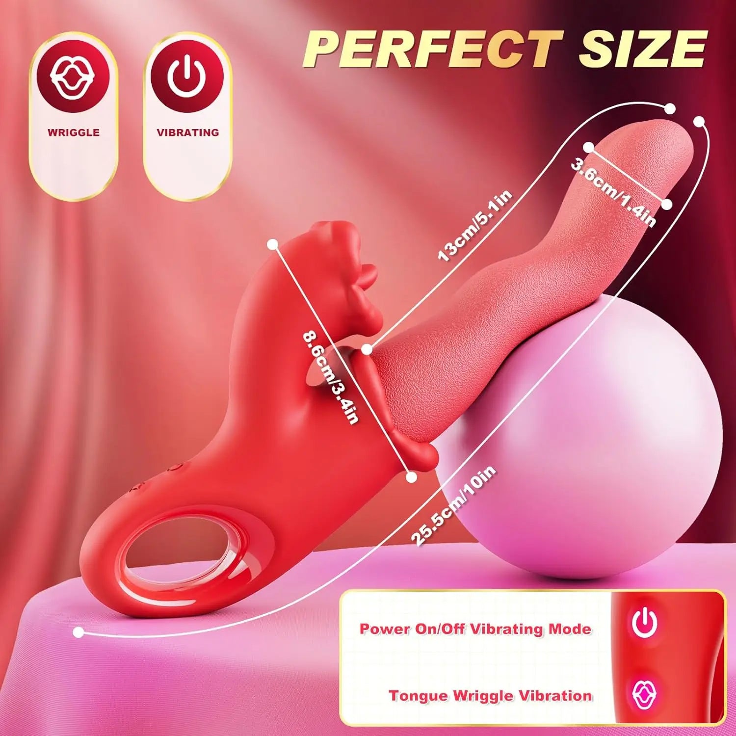 3 IN 1 Clitoral Tongue Scroll Vibrator for Women Clit Nipples G-Spot Stimulator Female Vagina Massager Vibrator Adult Sex Toys