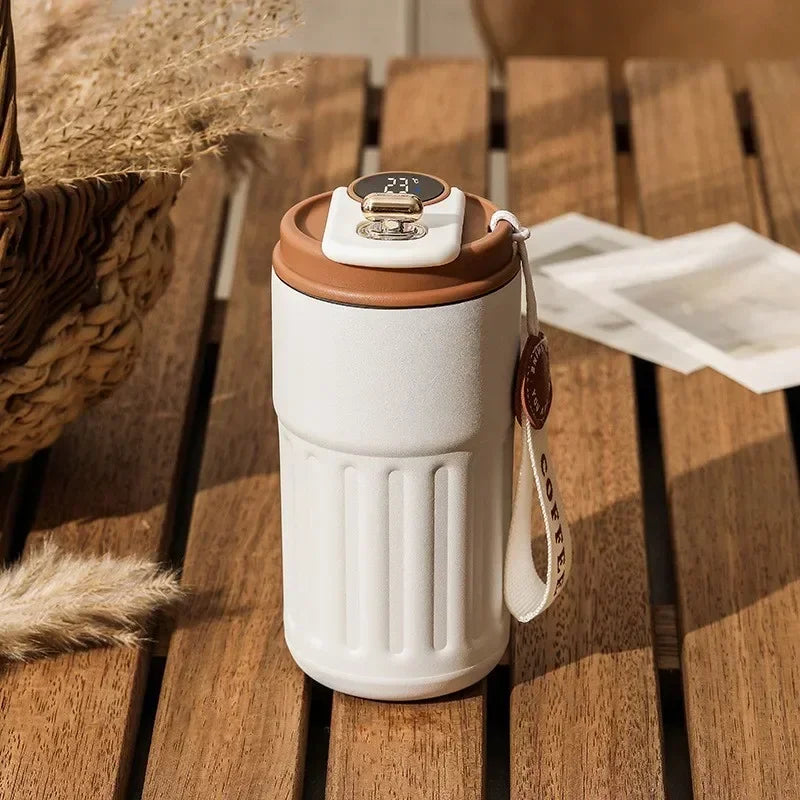 Stainless Steel Smart Thermos Bottle Intelligent Temperature Display Coffee Cup vacuum Flasks Office Cup Business Portable Mug