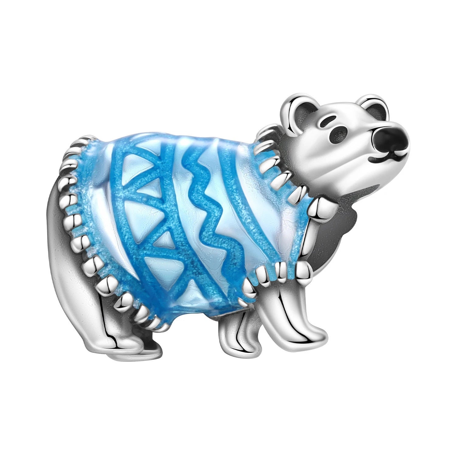 PANPOKI 925 Sterling Silver Cute Koala Animal Pendant Beads Original Pendants Bracelet Charm Jewelry Party DIY Trendy Gifts