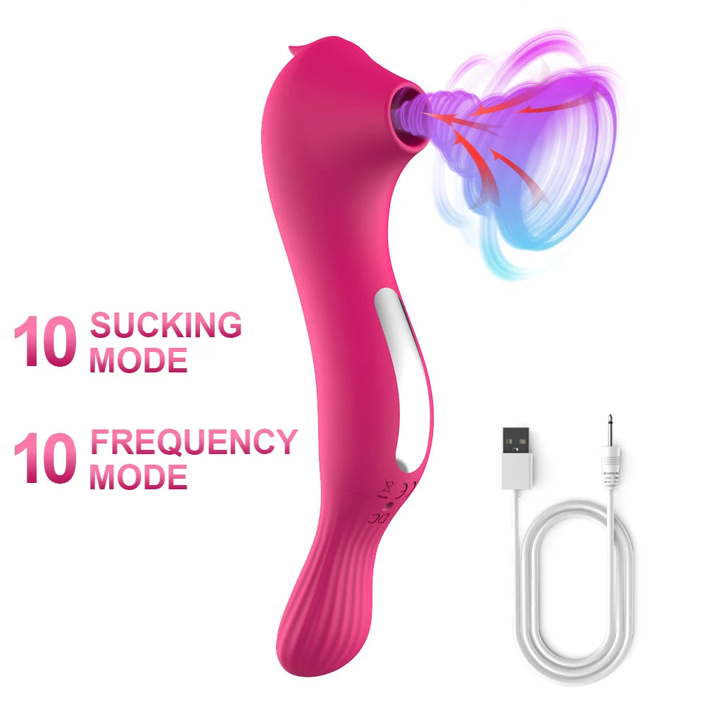 20 Powerful Vibration Modes Sucking Vibrator Female Vagina Massager G-Spot Clitoris stimulator Vacuum Suction Sex Toys for Women