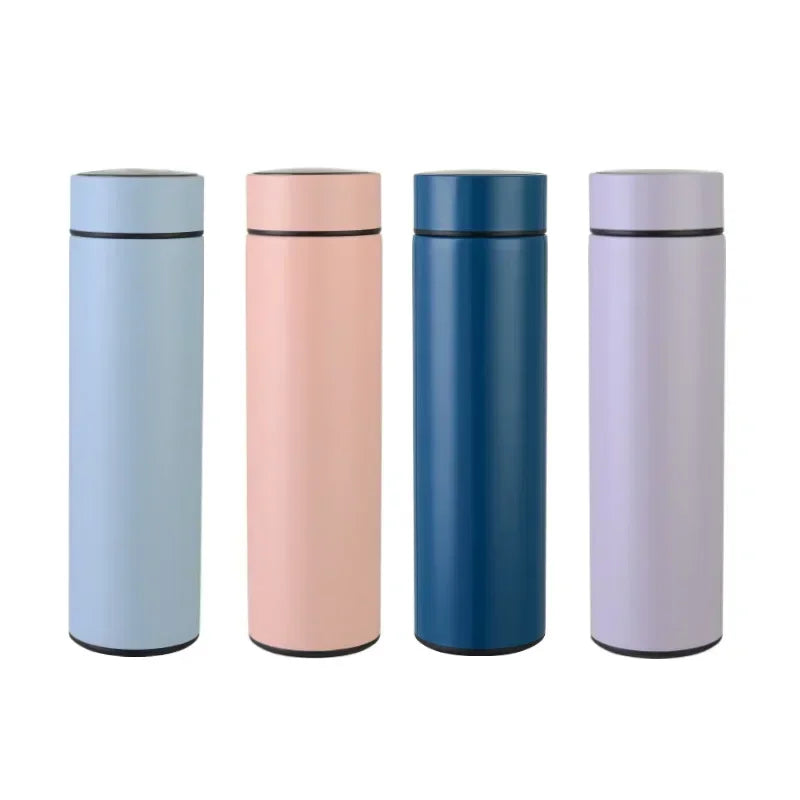 2025 Smart Display 304 Stainless Steel Thermos Cup Vacuum Water Cup for Men and Women Students High Value Office Cup