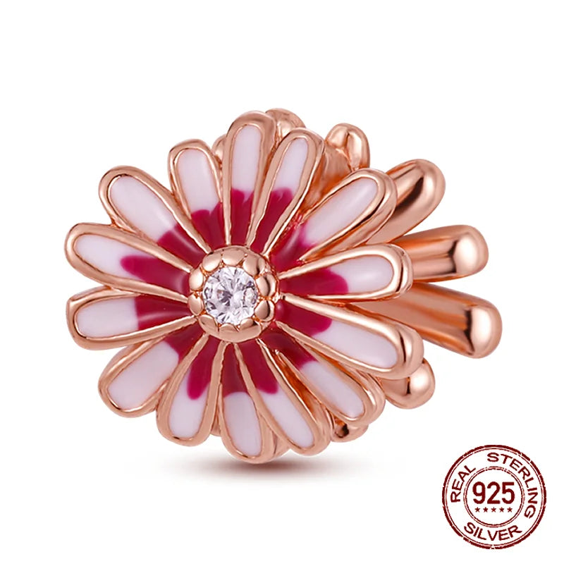 Schmetterling Blume Tier Perlen Fit Pandora Original armband charms Silber 925 Halskette pendientes mujer für Frauen Schmuck machen