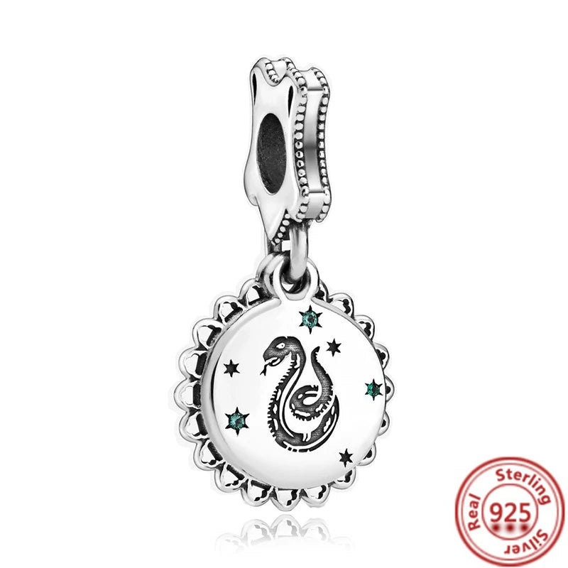 MINISO Disney Hot selling S925 Sterling Silver Harry Potter Charm Suitable Original Pandora Bracelet Exquisite Gift For Women