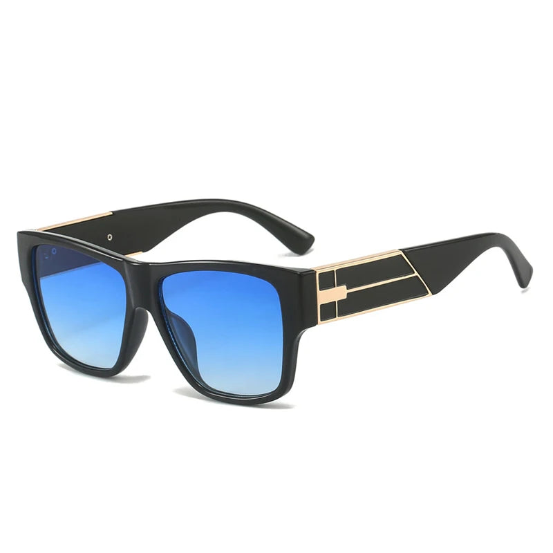 2025 Trend Fashion Classic Metal Square Sunglasses  Luxury Brand Design Men Vintage Sun Glasses Women Shades UV400 Oculos De Sol