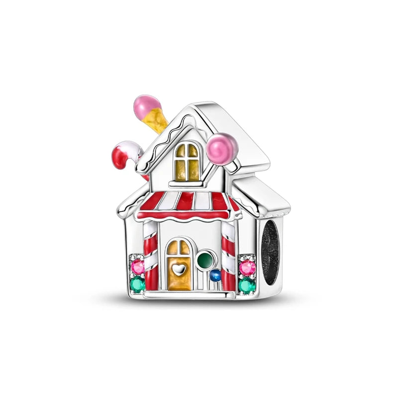 New 925 Sterling Silver Charms Bead Red Cherry Strawberry Love Heart Charm Fit Original Bracelet Pendant DIY Jewelry For Women - Madeinsea©