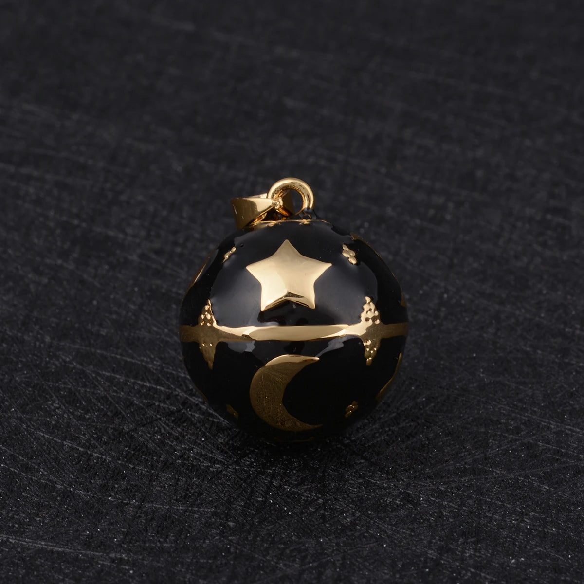 Eudora Collier Bola de Grossesse Collier Étoiles Lune Ange Appelant Musical Cloche Pendentif llamador de ángeles Bijoux pour Enceinte