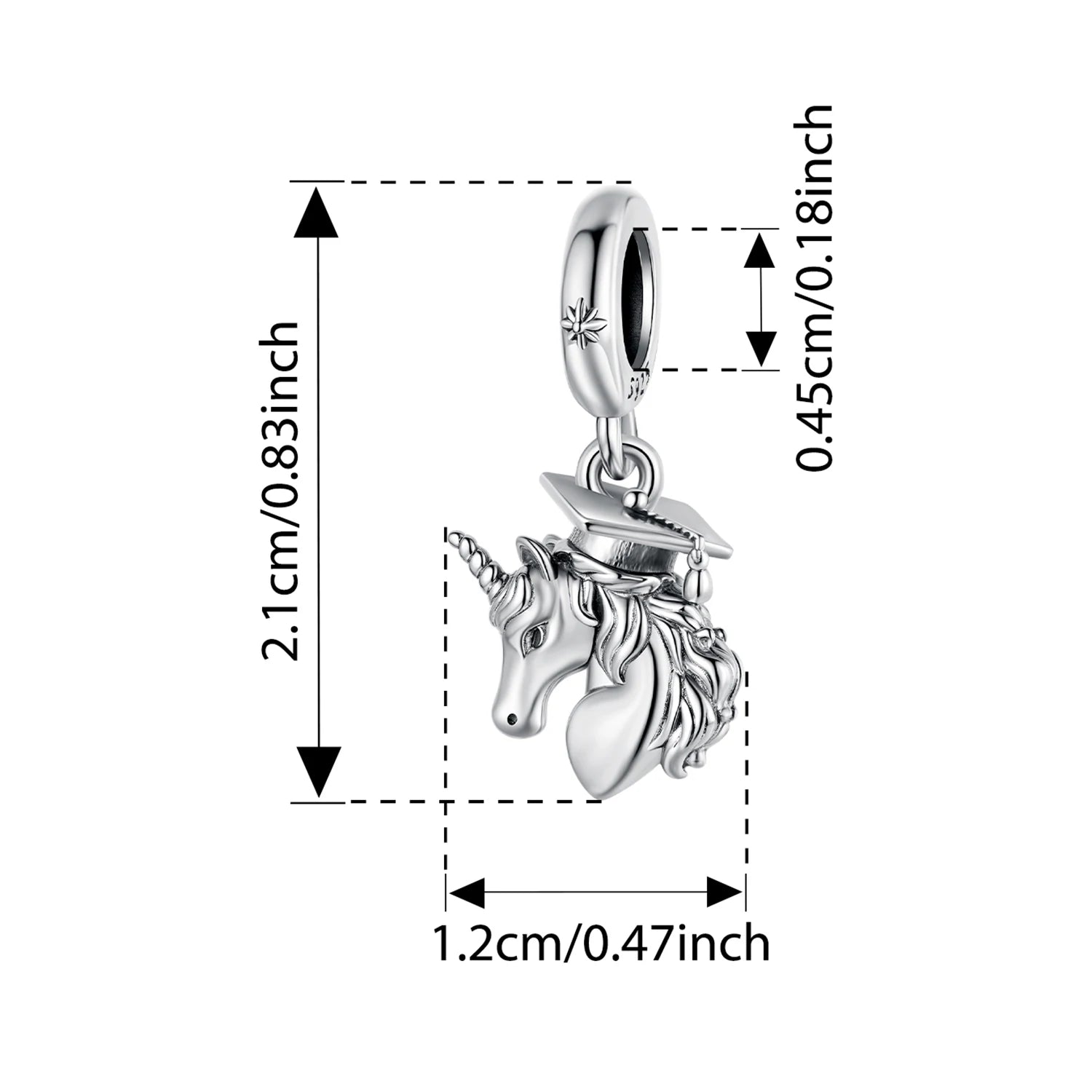 BISAER 925 Sterling Silver Horse Lover Girl Charm Double-Horse Celtic Knot Bead for Women DIY Bracelet & Neckalce Fine Jewelry