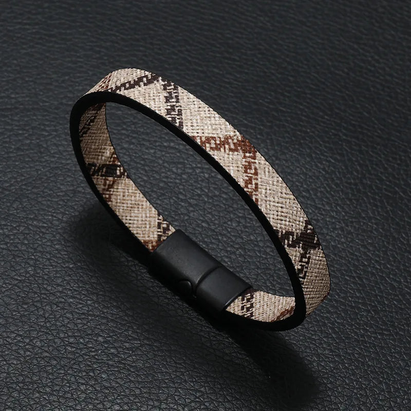 Trendy Leather Bracelets Men Stainless Steel Multilayer Braided Rope Bracelets For Male Bracelets Jewelry Pulsera Hombre - Madeinsea©