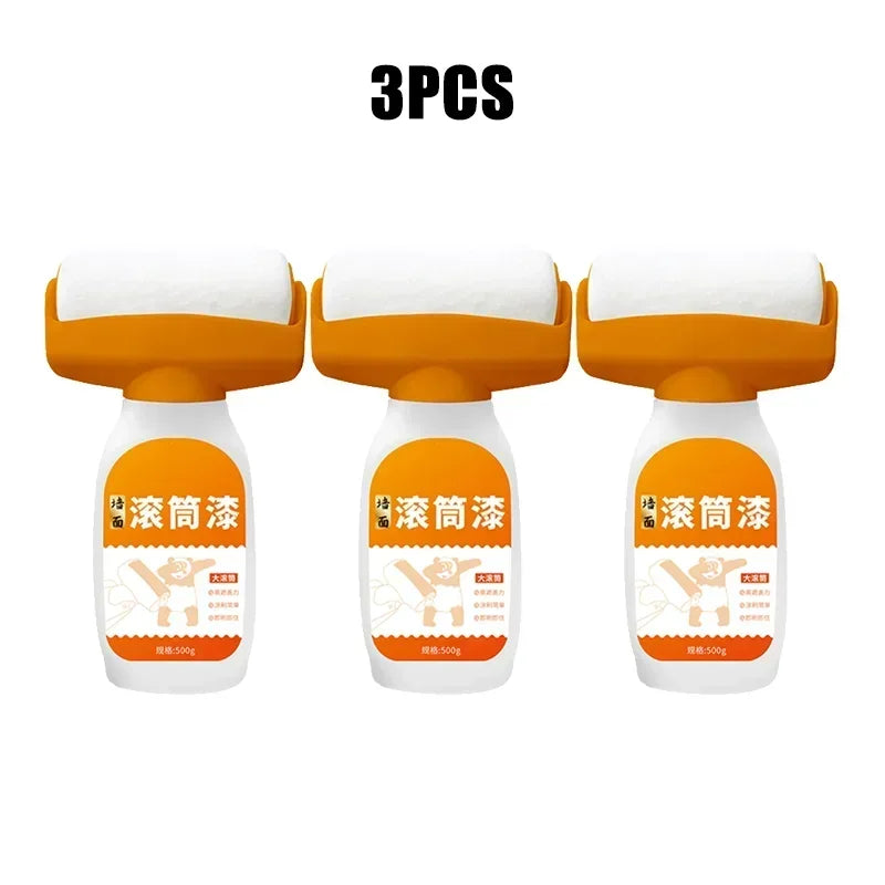 Wall Repair Roller Paint White Water Based Latex Paint Color Roller Large Roller Brush Repair Paint Wall Repair Tool for Tile