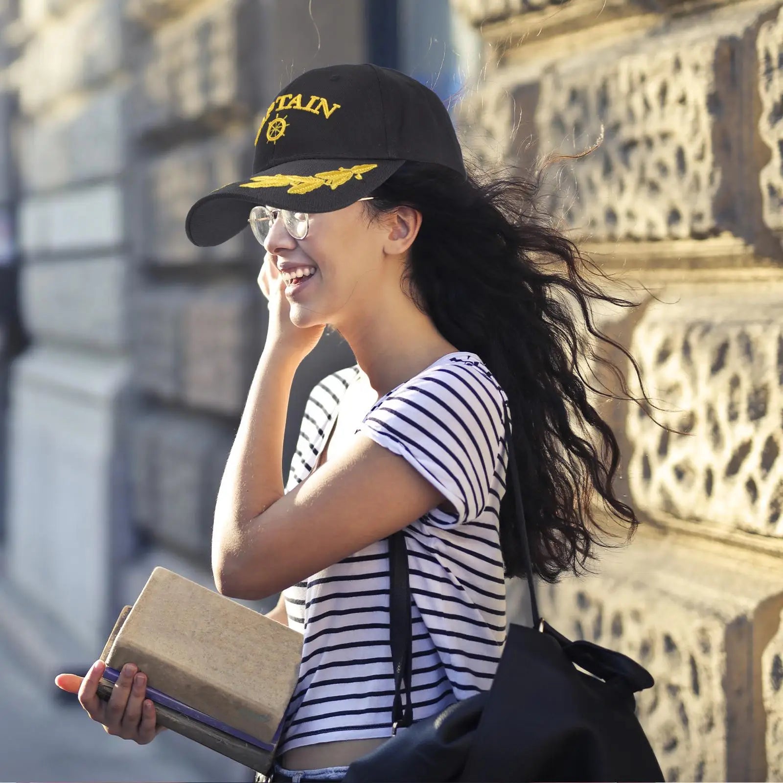 Casquettes de baseball pour hommes, casquettes capitaine en coton ajustables et brodées, idéales pour les vacances d'été en plein air et le shopping.
