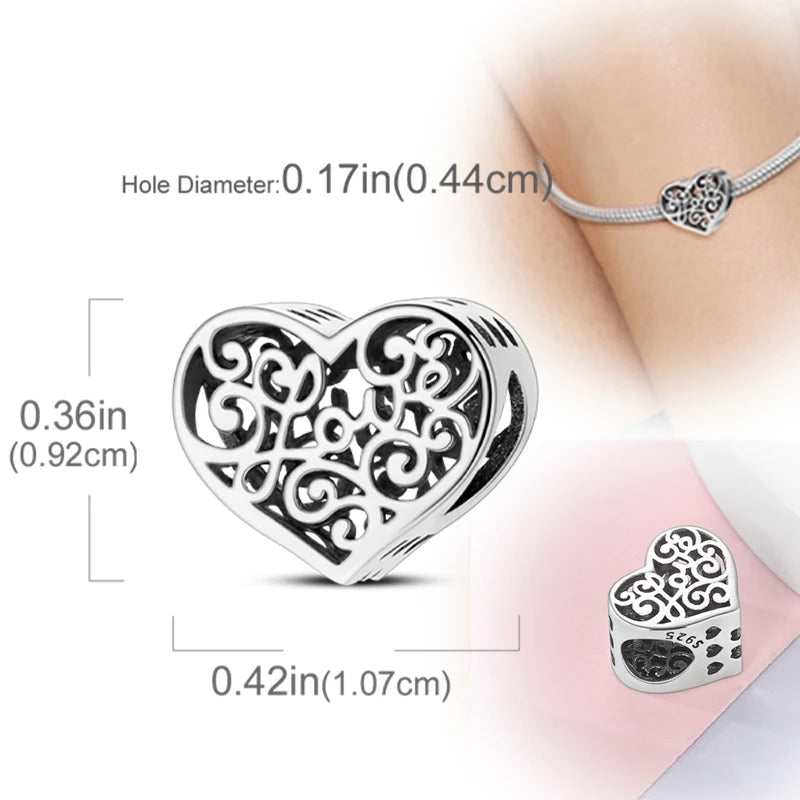 2024 neue Original 925 Sterling Silber Charms Perlen Für Original Armband S925 Charms Frauen DIY Schmuck Geschenk