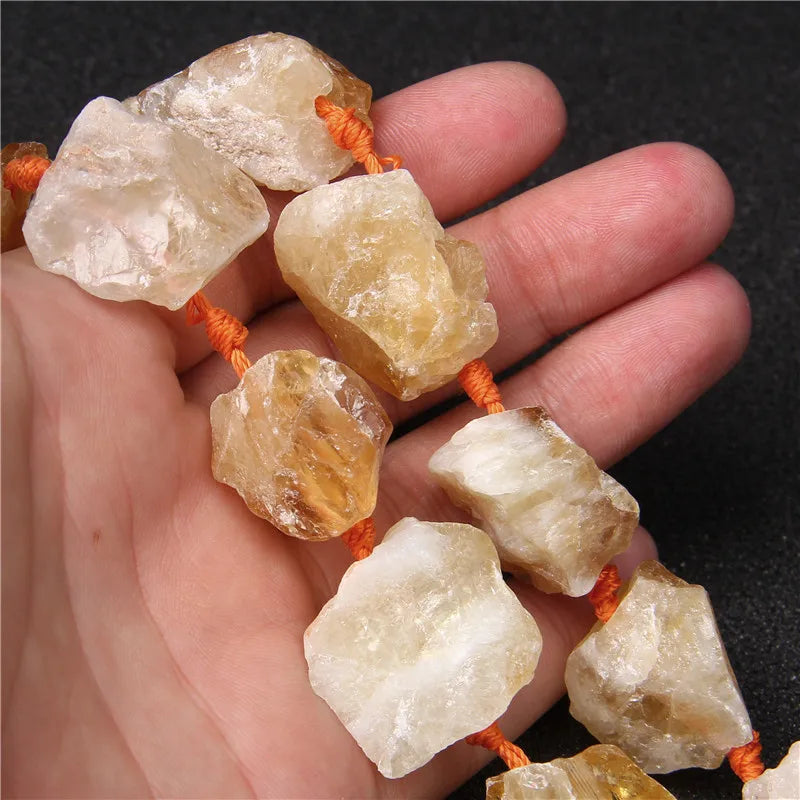 Rough Rose Quartzs Amethysts Raw Bead Freeform Irregular Lapis Lazuli Amazonite Mineral Beads For Jewelry Craft Handmade 20-30mm