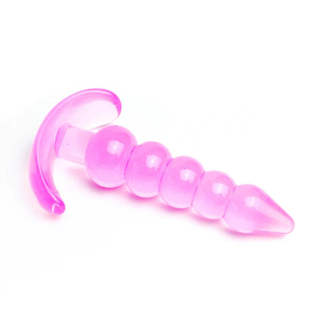 Anal Beads Dildo Soft Silicone Anal Plugs Butt Plug Prostate Massage Unisex Sexy Stopper Adult Sex Toy for Men Women Adult Games