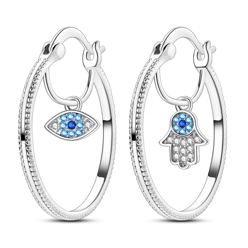 2024 neue 925 Sterling Silber Hoop Ohrringe Blumen Zirkon Ohrringe Stud Für Frau Feine Geburtstag Hochzeit Partei Schmuck Geschenke