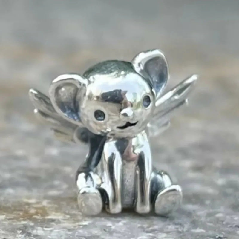 2025 New Miniso Disney Sanrio Beads 925 Silver Stitch Hello Kitty Kuromi Charm Fit Original Bracelet Women DIY Pendant Jewelry