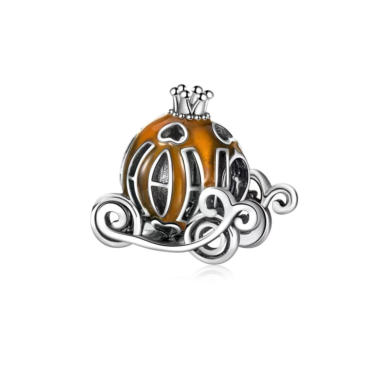 Miniso Gruseliges Skelett-Geister-Serie 925 Sterling Silber Charm Halloween Hut Perle Passend für Damen Original Schmuck Geschenk