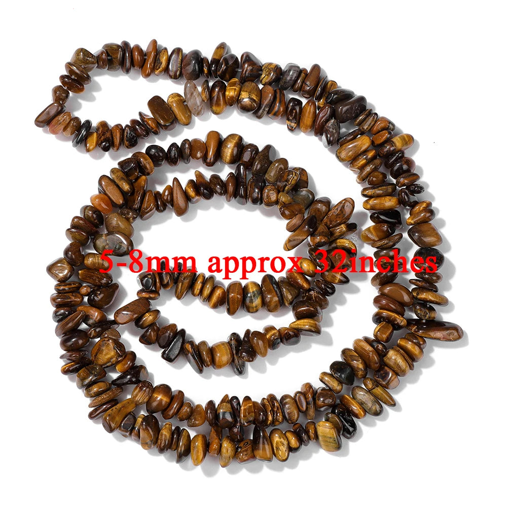 High Quality Yellow Tiger Eye Stone Beads Natural Round Heart Rondelle Cube Irregular Loose Spacer Bead For Jewelry Making DIY