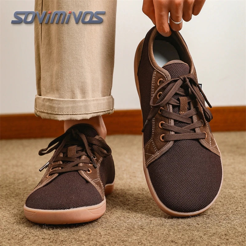 New Minimalist Shoes for Men Wide Toe Barefoot Casual Sneakers Lightweigh Outdoor Running Zero Drop Male Sneaker Tenis Masculino