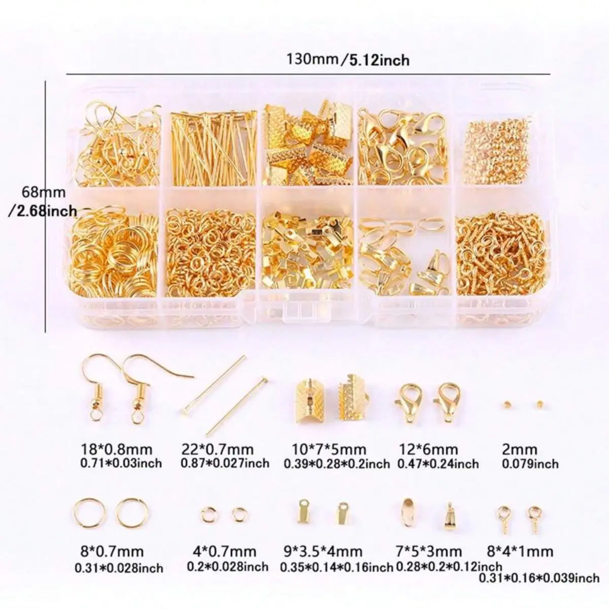 900pcs Jewelry Making Starter Kit Earrings Necklace Findings DIY Beads Plier Tools Set Jewelry Repair Tool Set Jewelry