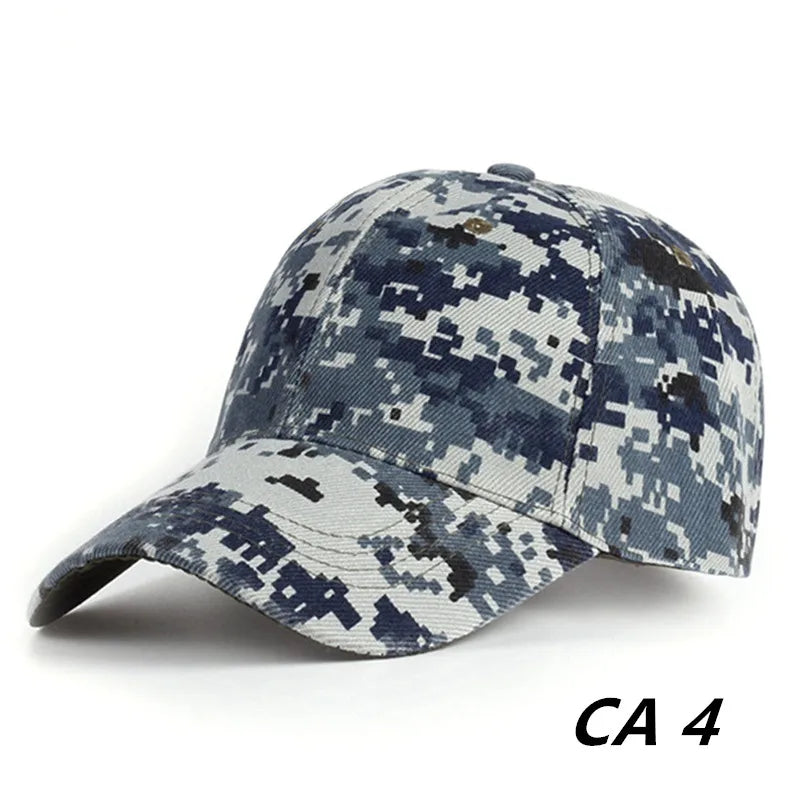 Outdoor Sunscreen Cycling Motorcycle Sunhat Camouflage Printed Sports Jungle Hiking Hunting Sunscreen Visors Golf Baseball Caps