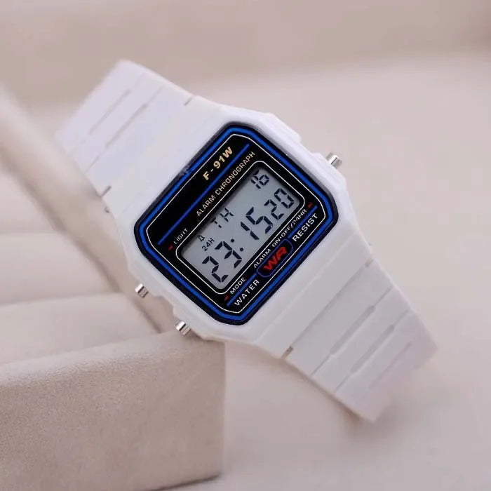 Retro Square Electronic Watches Digital Display Women Men Watch Rose Gold Silver Luxury Ladies Wristwatches Relojes Para Mujer