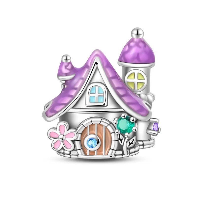 Hot Sale Charms Bead 925 Sterling Silver Winter Series Snowman Elk Christmas Pendants Fit Bangle Bracelet Necklace DIY Jewelry