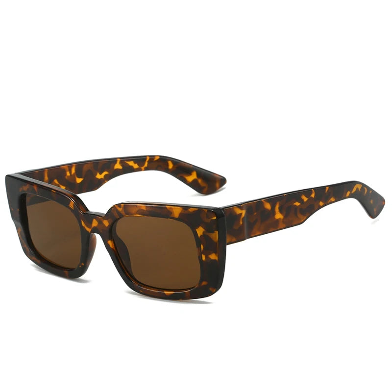 Fashion Luxury Brand Design Square Sunglasses Men Women Small Rectangle Street Sun Eyeweae Ladies Vintage Driving Shades UV400