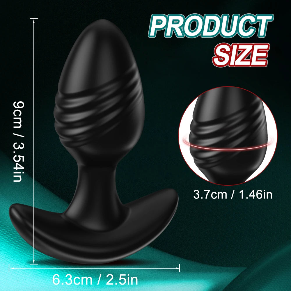 APP Wireless Control Anal Vibrator Butt Plug Men Prostate Massager Stimulator Female Masturbator Adult Sex Toys for Women Gay