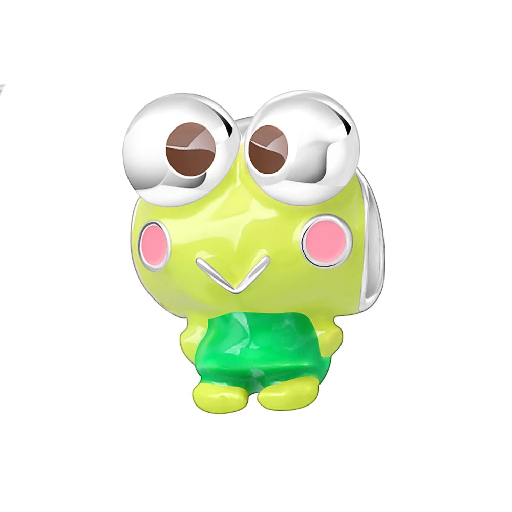 2025 New Miniso Disney Sanrio Beads 925 Silver Stitch Hello Kitty Kuromi Charm Fit Original Bracelet Women DIY Pendant Jewelry