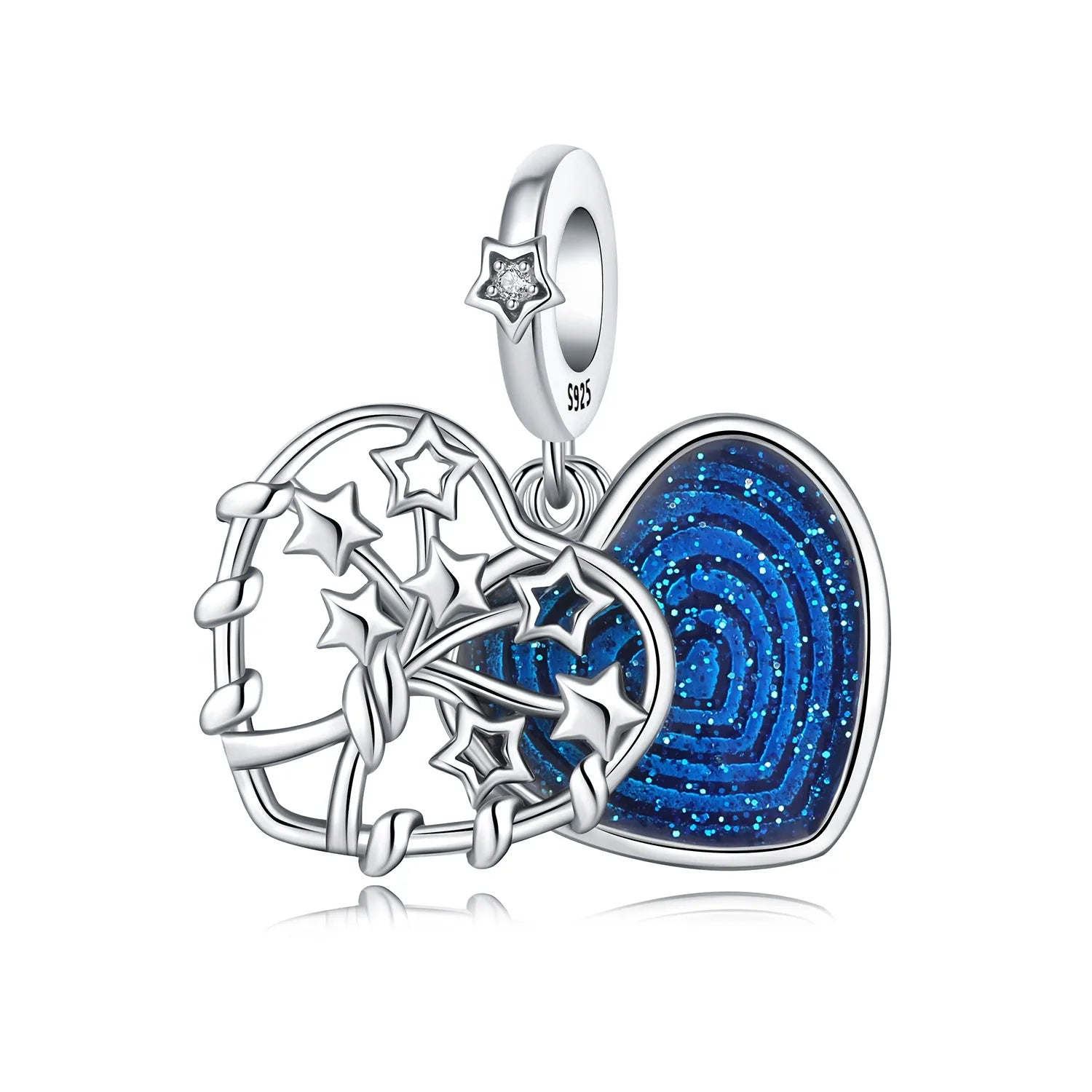 PANPOKI 925 Sterling Silver Switchable Book Pendant Beads Original Pendants Bracelet Charm Jewelry Party DIY Trendy Gifts