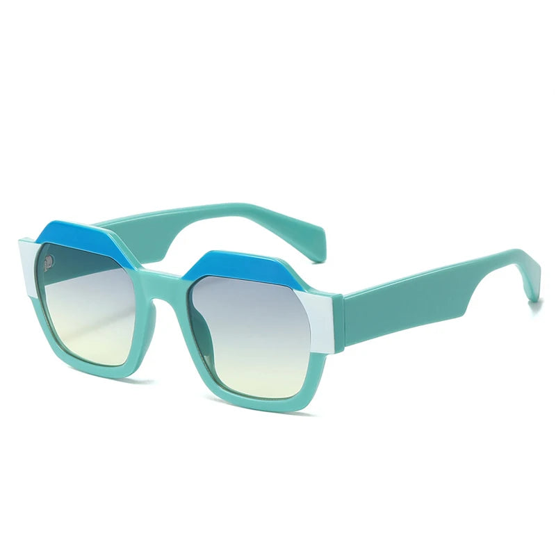 Oversized Square Sunglasses Women Personality Simple 2025 Polygon Eyewear Women Fashion Retro Glasses Women Gafas De Sol Mujer