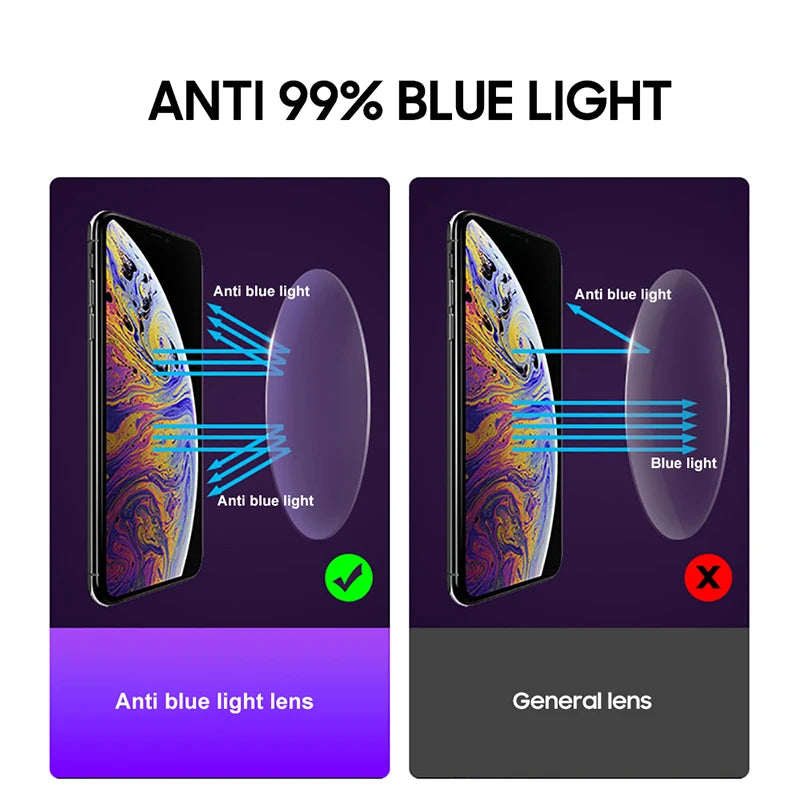 Oversized Pilot Anti Blue Light Glasses Vintage Brand Designer Optical Transparent Women's Eyeglasses Large Blue Light Glasses - Madeinsea©