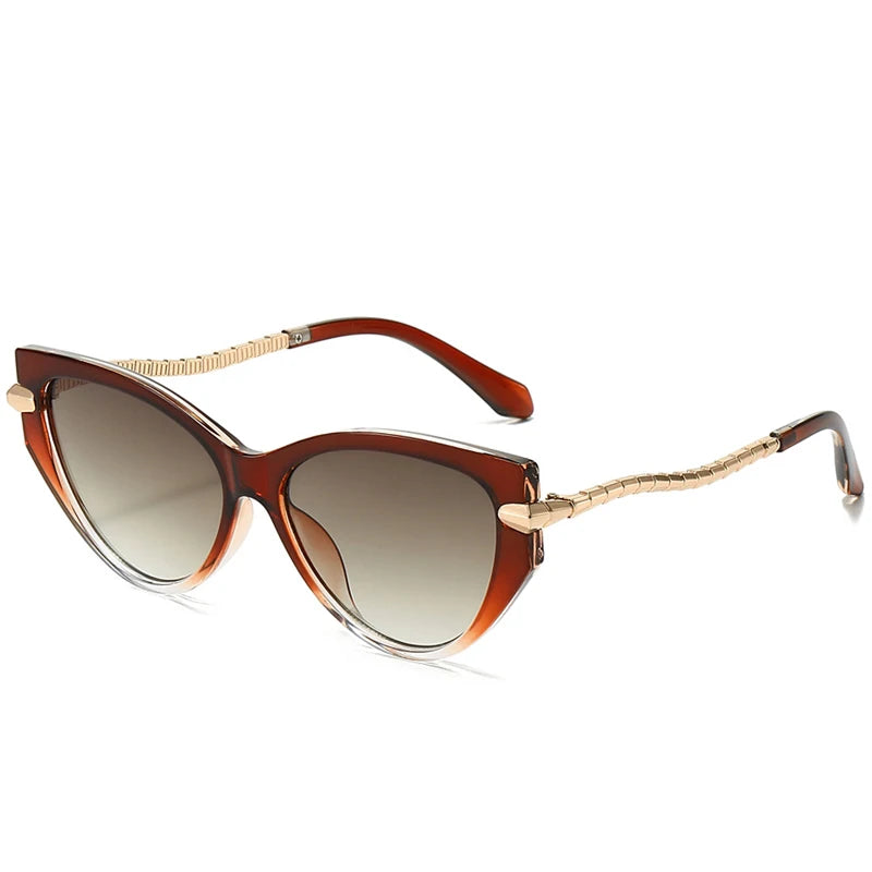 Classic Cat Eye Sunglasses Women Men Vintage Brand Sun Glasses Metal Frame Retro Trend Fashion Style Shades Oculos De Sol UV400