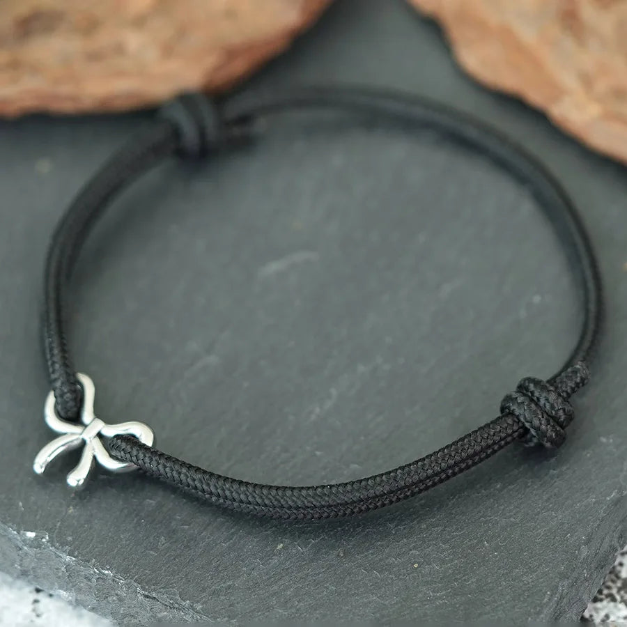 New Unique Bow Bracelet For Women Grade A 2mm Thin String Charm Braslet Adjustable Beach Casual Cord Braclet Valentine Day Gift