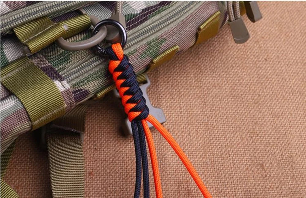 MKENDN Men Women Paracord Lanyard Backbag Metal Spring buckle Layard With High Quality Mulyiple Use Lanyard For EDC Knife Key