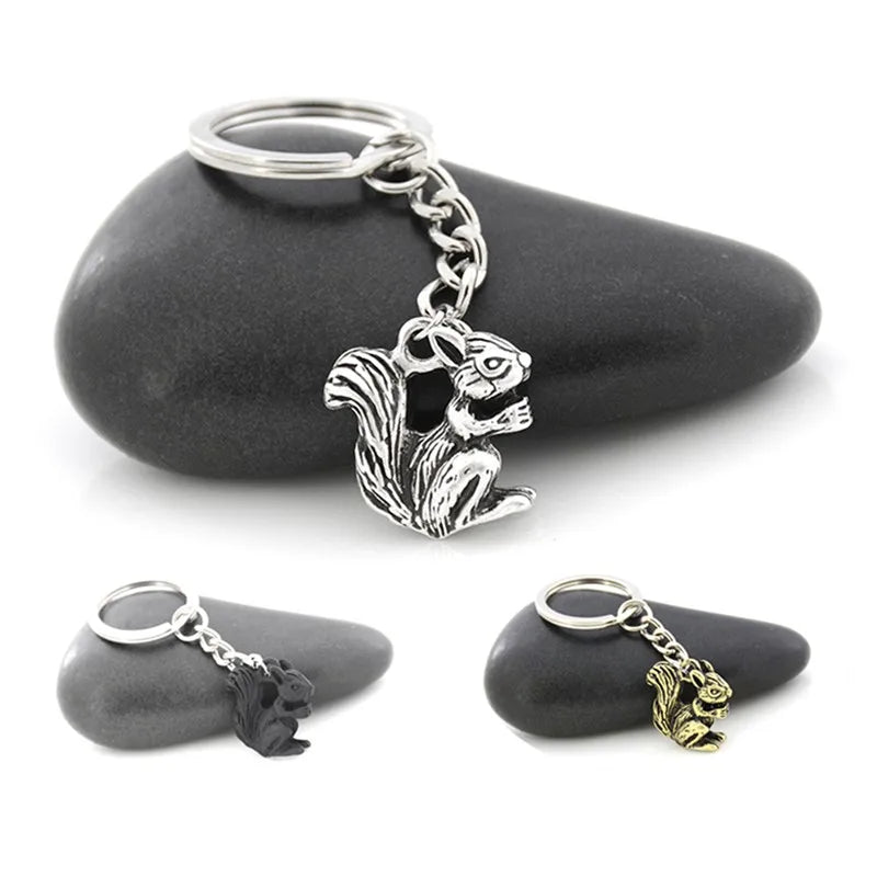 Vintage 3D French Bulldog&Pug Key Chains Cute Animals Keychains Keyring Pet Fashion Jewelry Boyfriend Girls Gift Accessories