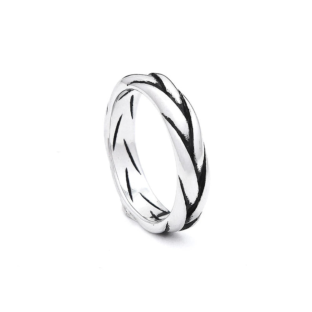 Fashion Simple Mobius Rings For Men Women Punk Hip Hop Stainless Steel Viking Celtics Knot Ring Couple Jewelry Gifts Wholesale