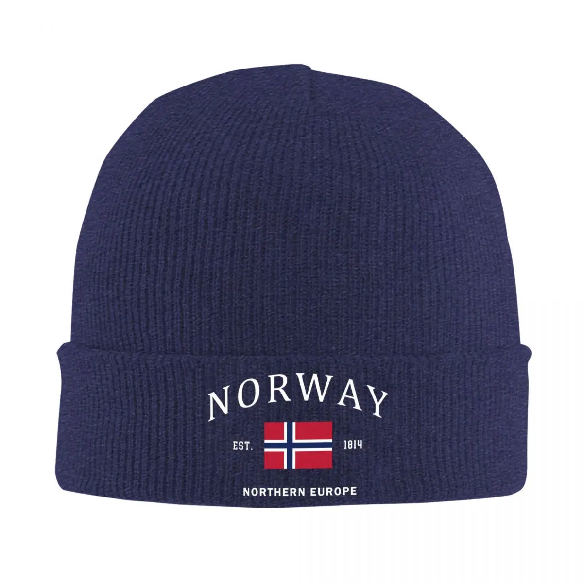 Norway Flag Skullies Beanies Caps Unisex Winter Warm Knitting Hat Women Men Street Adult Norwegian Patriotic Pride Bonnet Hats