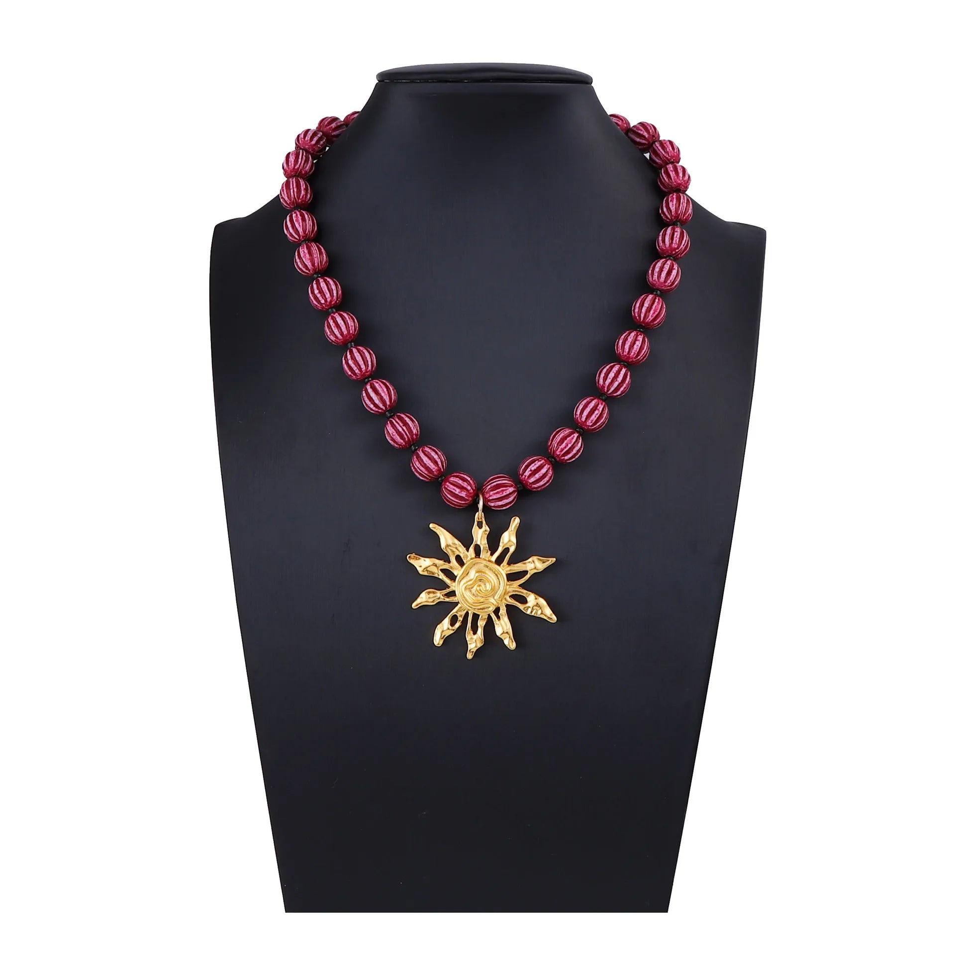 ZAA Fashion Leisure Alloy Sunflower Pendant Necklace