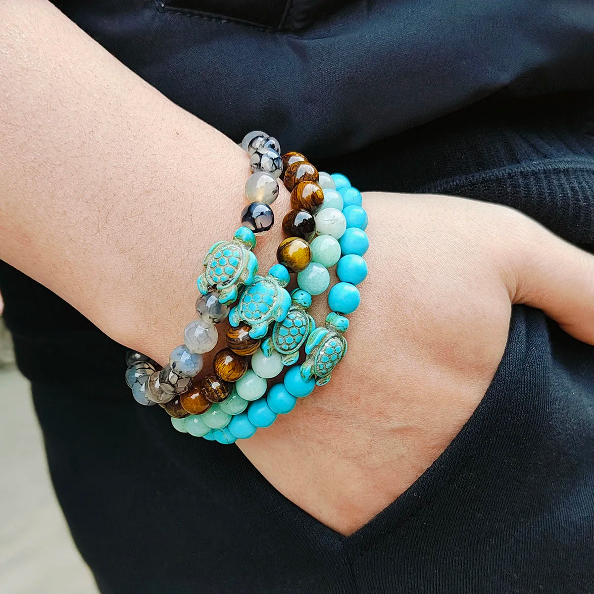 Summer Sea Turtle Beads Bracelets