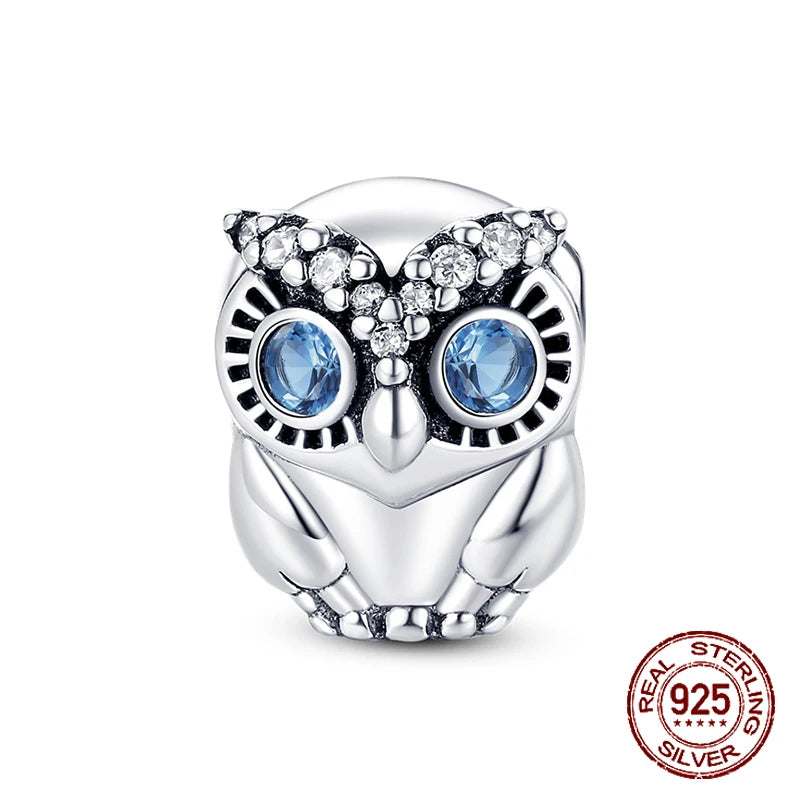 Schmetterling Blume Tier Perlen Fit Pandora Original armband charms Silber 925 Halskette pendientes mujer für Frauen Schmuck machen