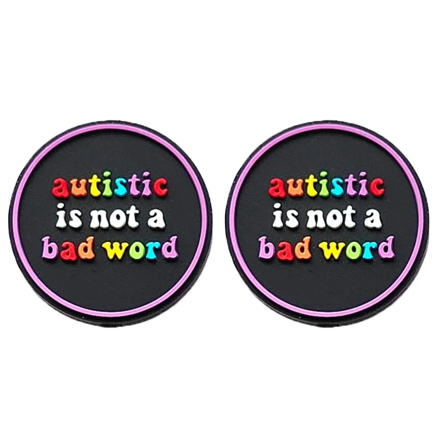 10Pcs Autism Silicone Focal Beads Bulk Focal Silicone Beads for Pens Keychain Making Bracelet