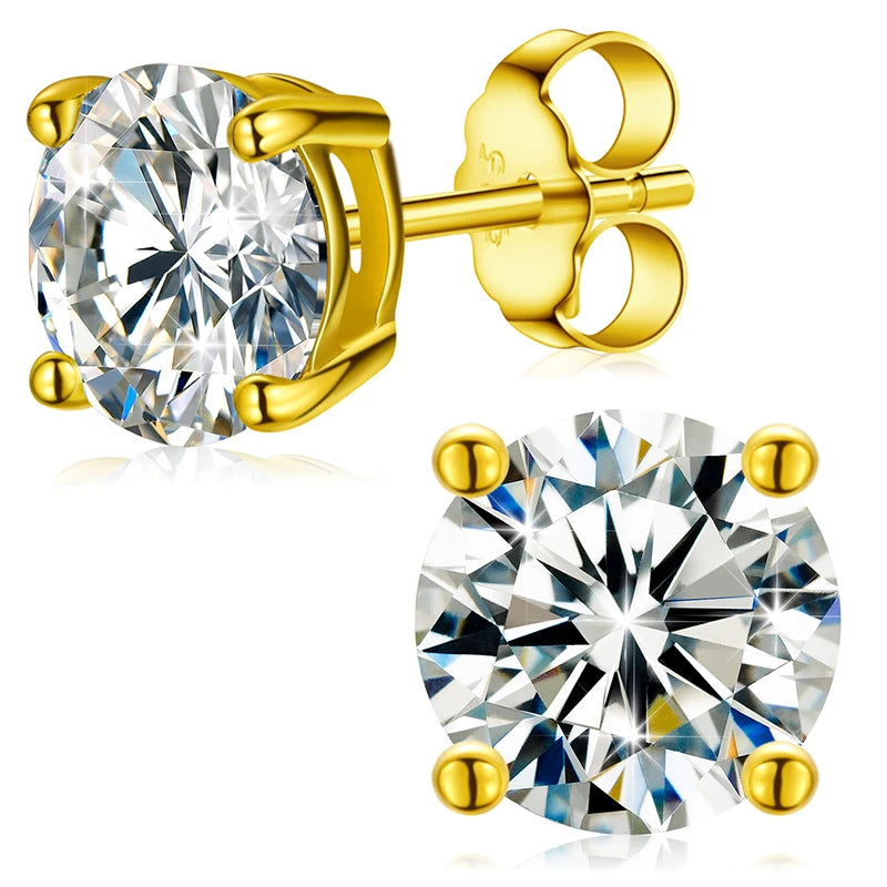 Classic Skeleton Moissanite 925 Earring For Women Jewelry Top Quality 100% s925 Sterling Silver Fashion Earrings Engagement