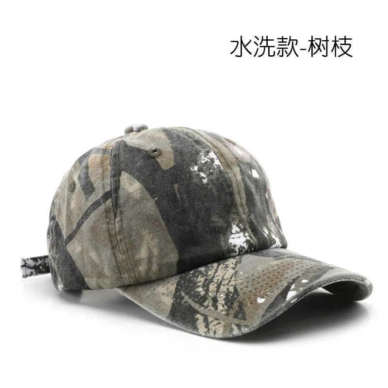 Unisex Baseball Cap Solid-color Light-coated Camouflage Sun Protection Shading Baseball Cap Engaged In Outdoor Sports Fashion