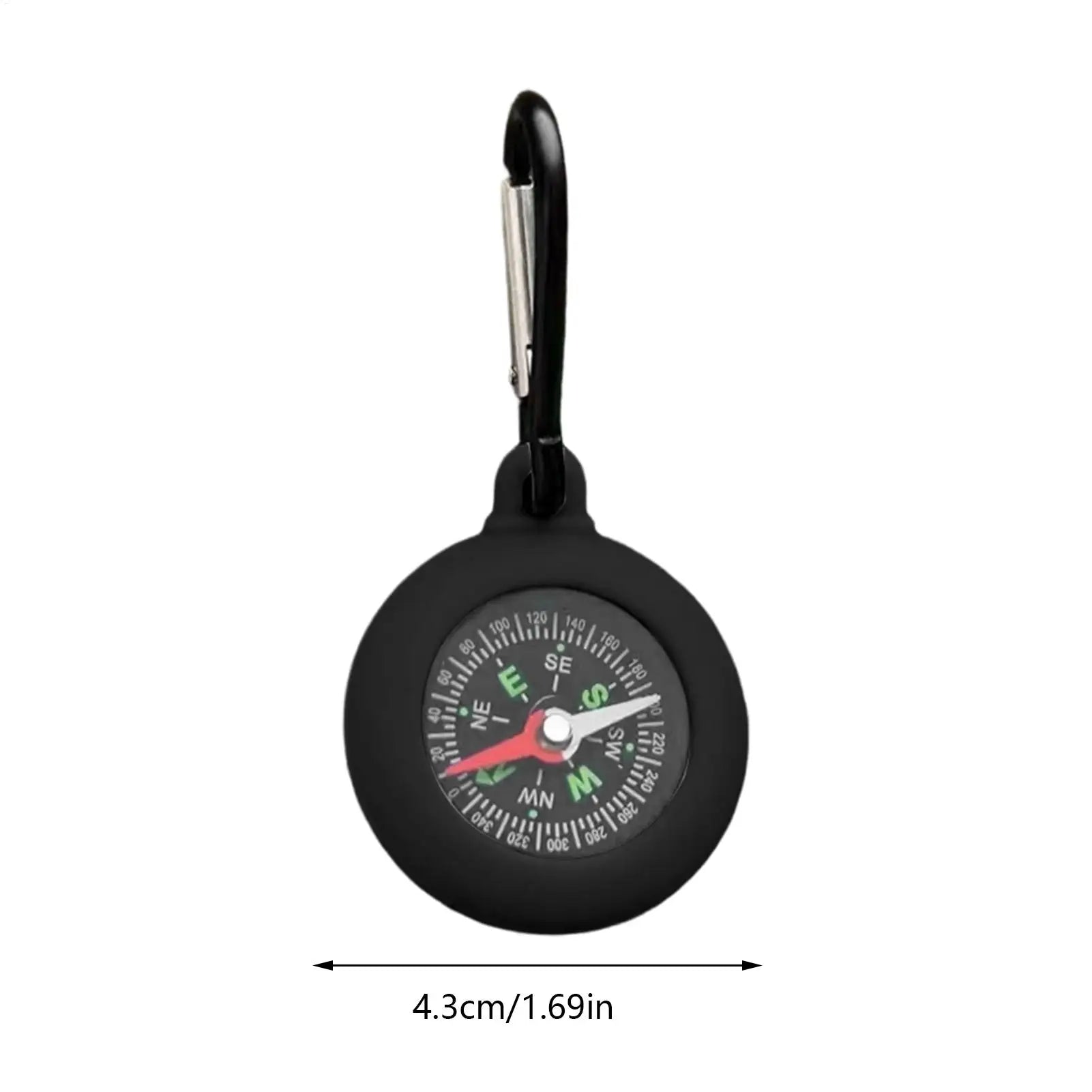 Waterproof Hiking Compass Portable Compact Navigation Survival Camping Orienteering for Mountaineering Boating Outdoor