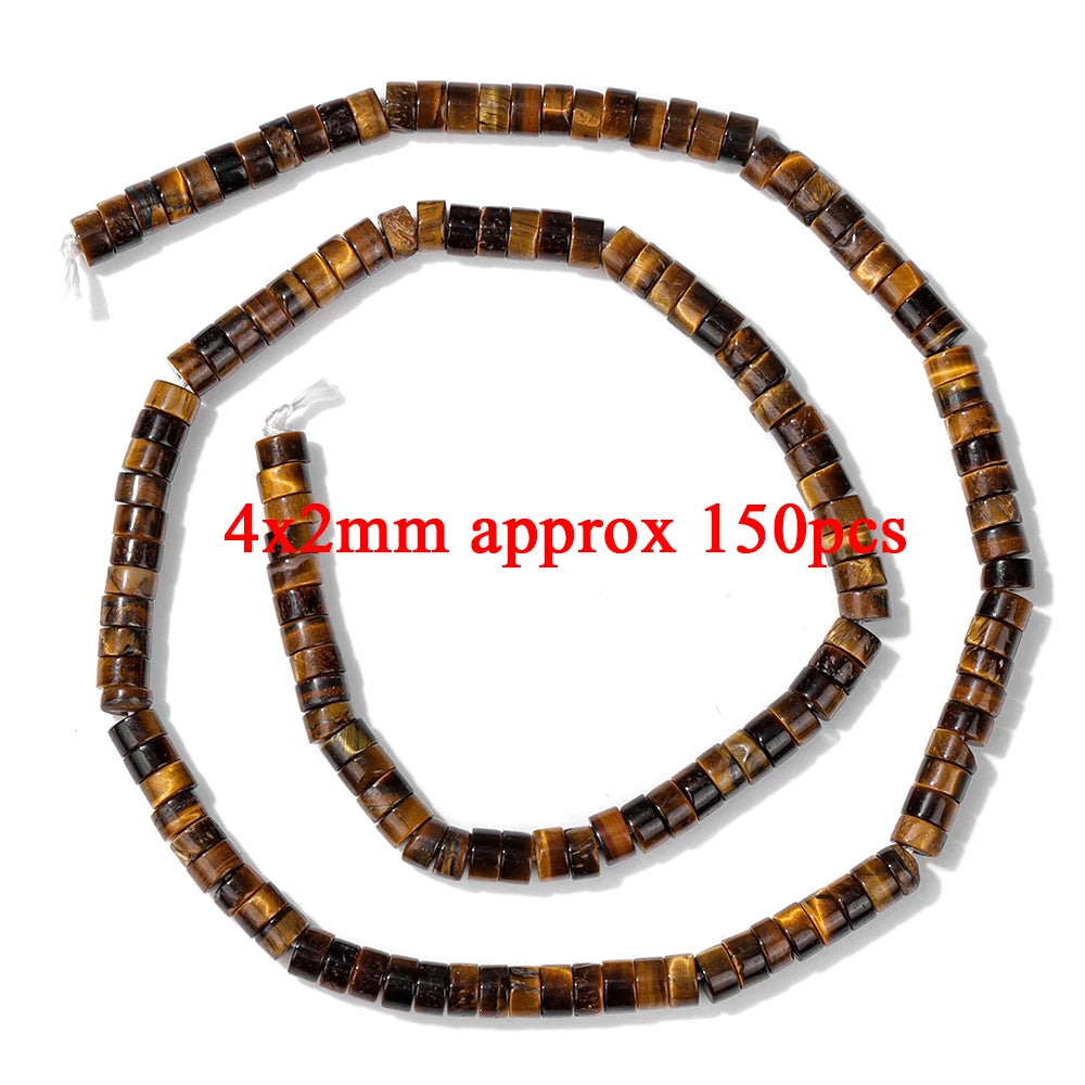 High Quality Yellow Tiger Eye Stone Beads Natural Round Heart Rondelle Cube Irregular Loose Spacer Bead For Jewelry Making DIY