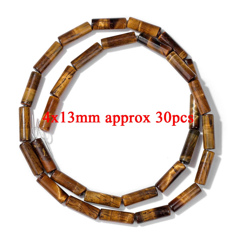 High Quality Yellow Tiger Eye Stone Beads Natural Round Heart Rondelle Cube Irregular Loose Spacer Bead For Jewelry Making DIY