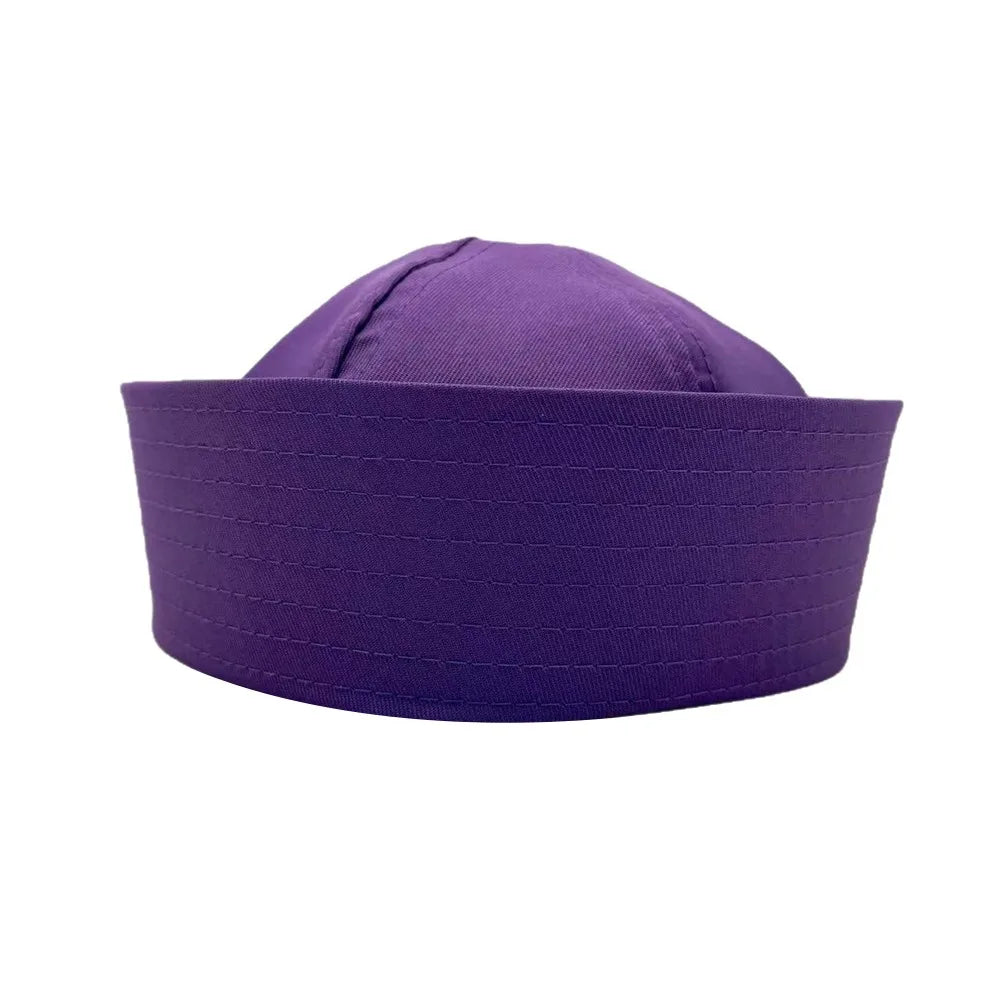 New Cotton Sailor Hat Soft Solid Color Beret Brimless Marine Cap Party