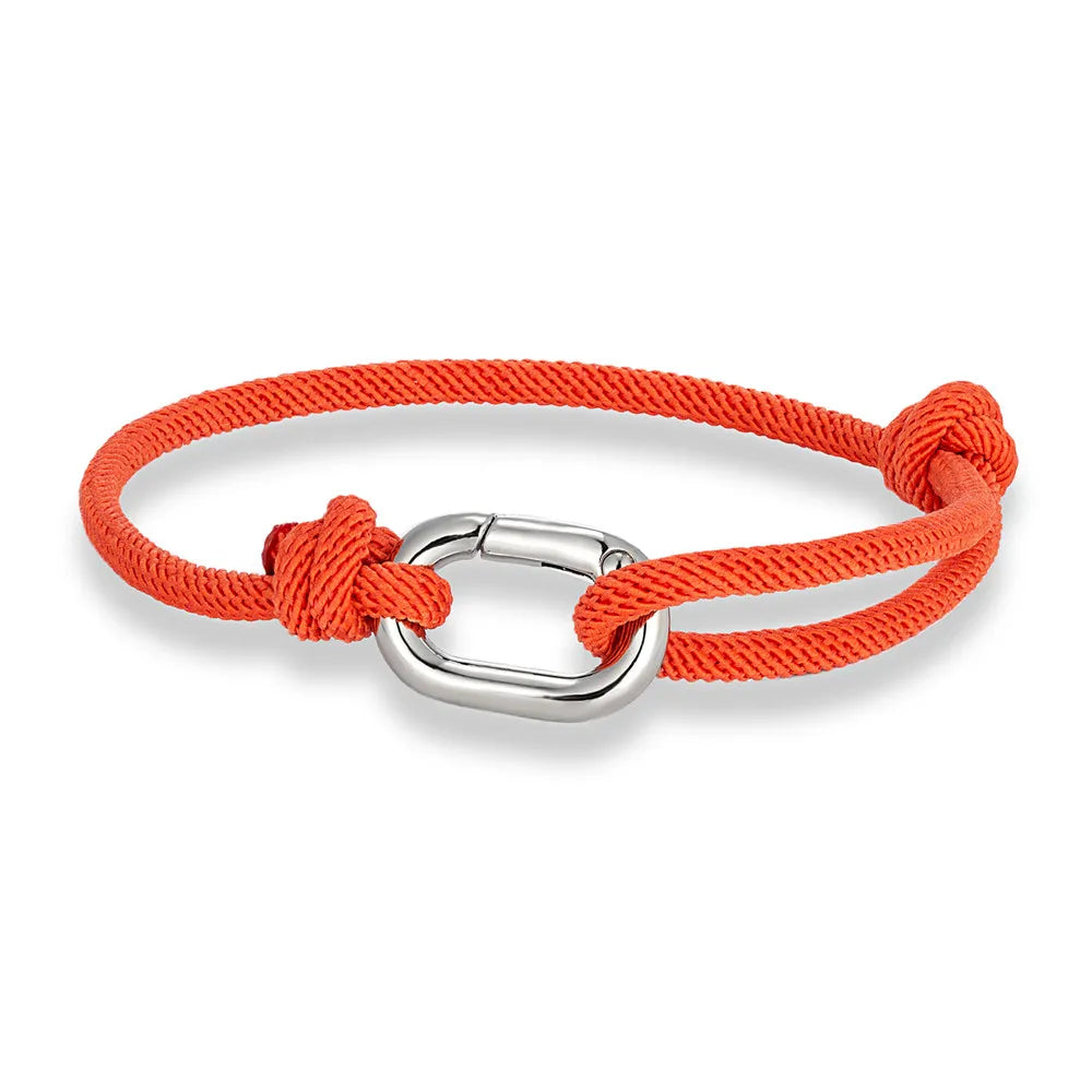 Bracelet MKENDN style nautique pour homme, fin et ajustable, avec fermoir ovale à ressort, idéal pour les surfeurs et les amateurs de bijoux de plage.